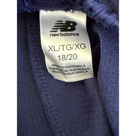 New Balance Youth XL Athletic Basketball Shorts Navy Blue - Picture 6 of 13